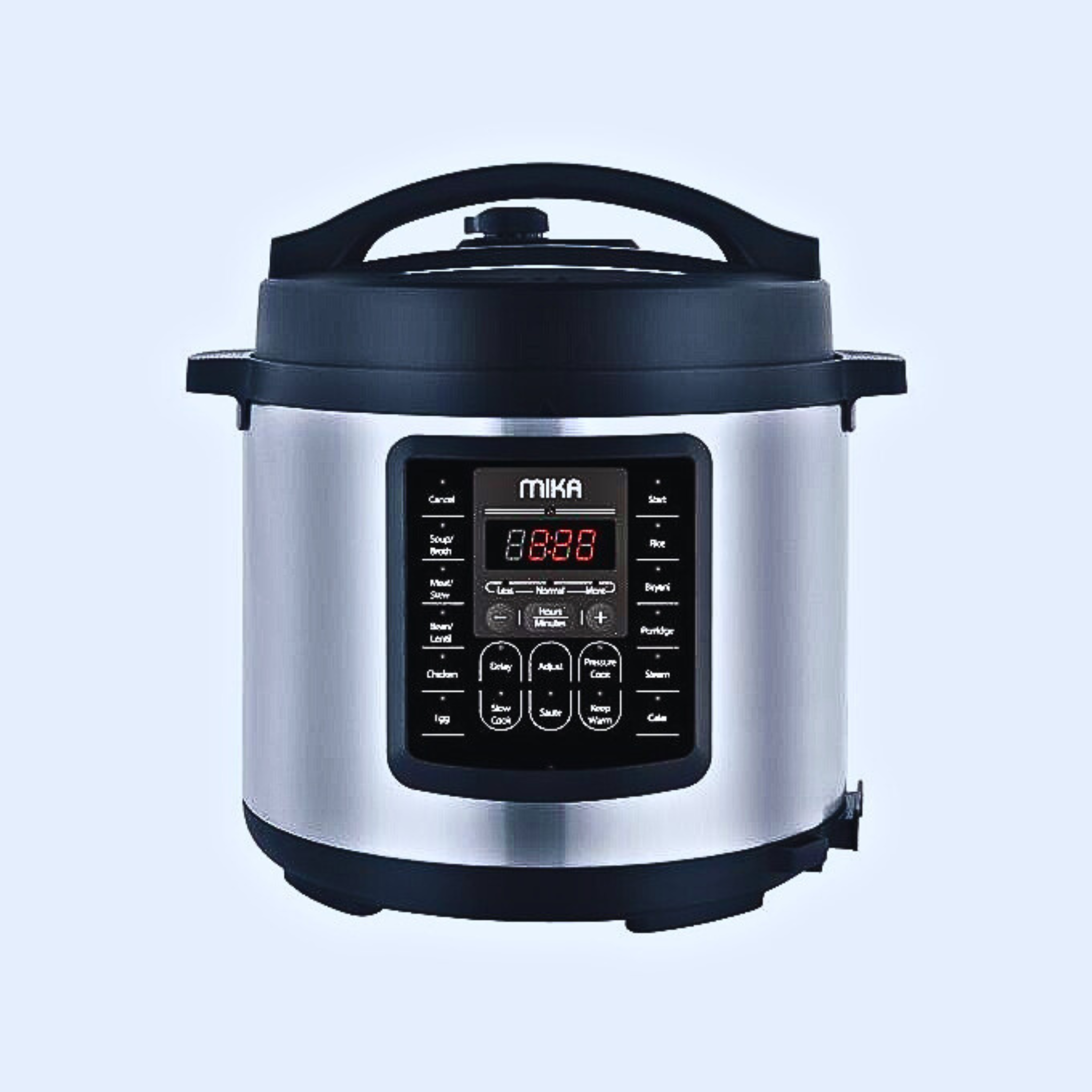 Mika 6L Smart Electric Pressure Cooker, Stainless Steel