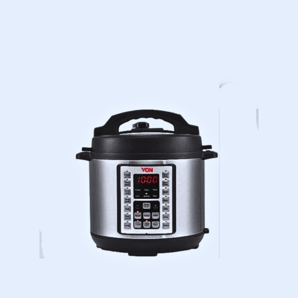 VON VSCP60MMX 6L Electric Pressure Cooker, 1000W